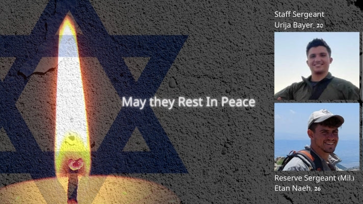 IDF release the names of four soldiers who tragically fell in the recent battles in southern Gaza