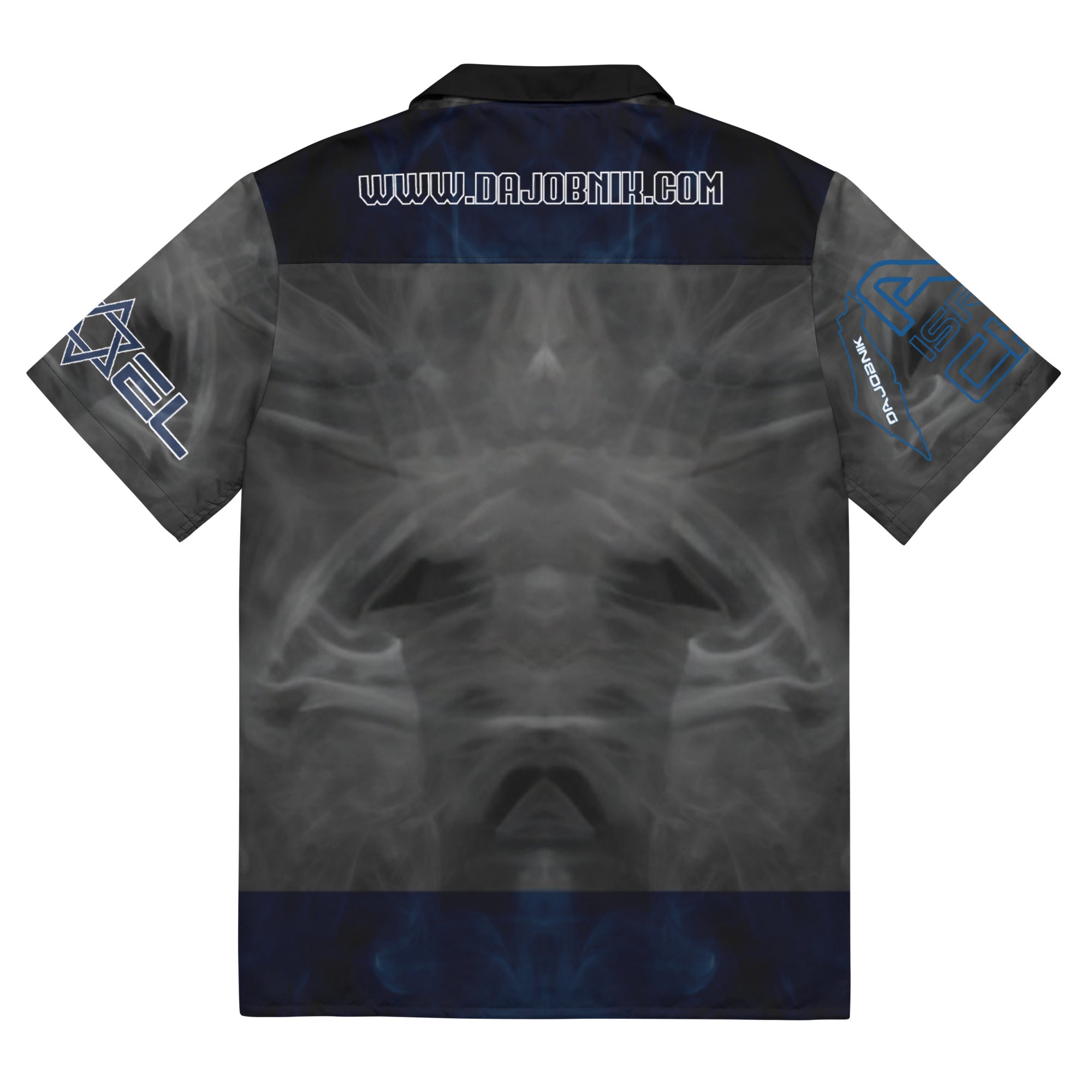 DaJobnik Official Magen David Smokey Unisex Button-Down T-Shirt 06