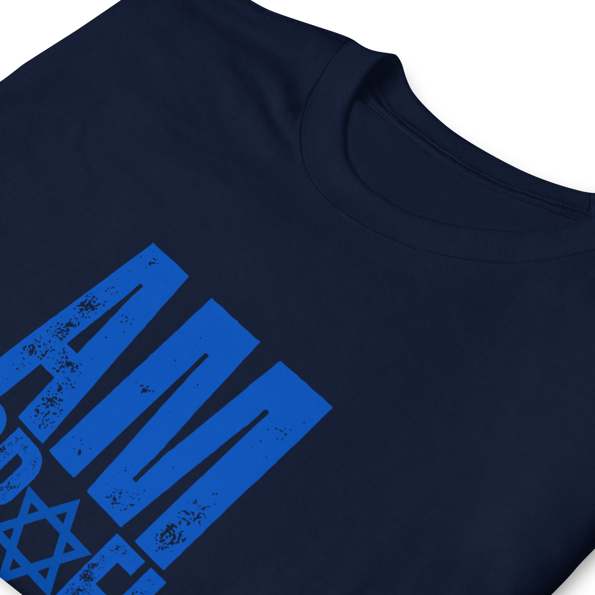 Celebrate Life with the Am Israel Chai Unisex T-Shirt Navy 05