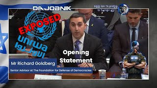 UNRWA Exposed: Richard Goldberg's Opening Statement at House Foreign Affairs Committee