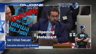 Hillel Neuer's Opening Statement at House of Foreign Affairs - Exposing UNRWA