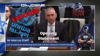 Marcus Sheff's Opening Statement at House of Foreign Affairs - Exposing UNRWA's Role in Conflict