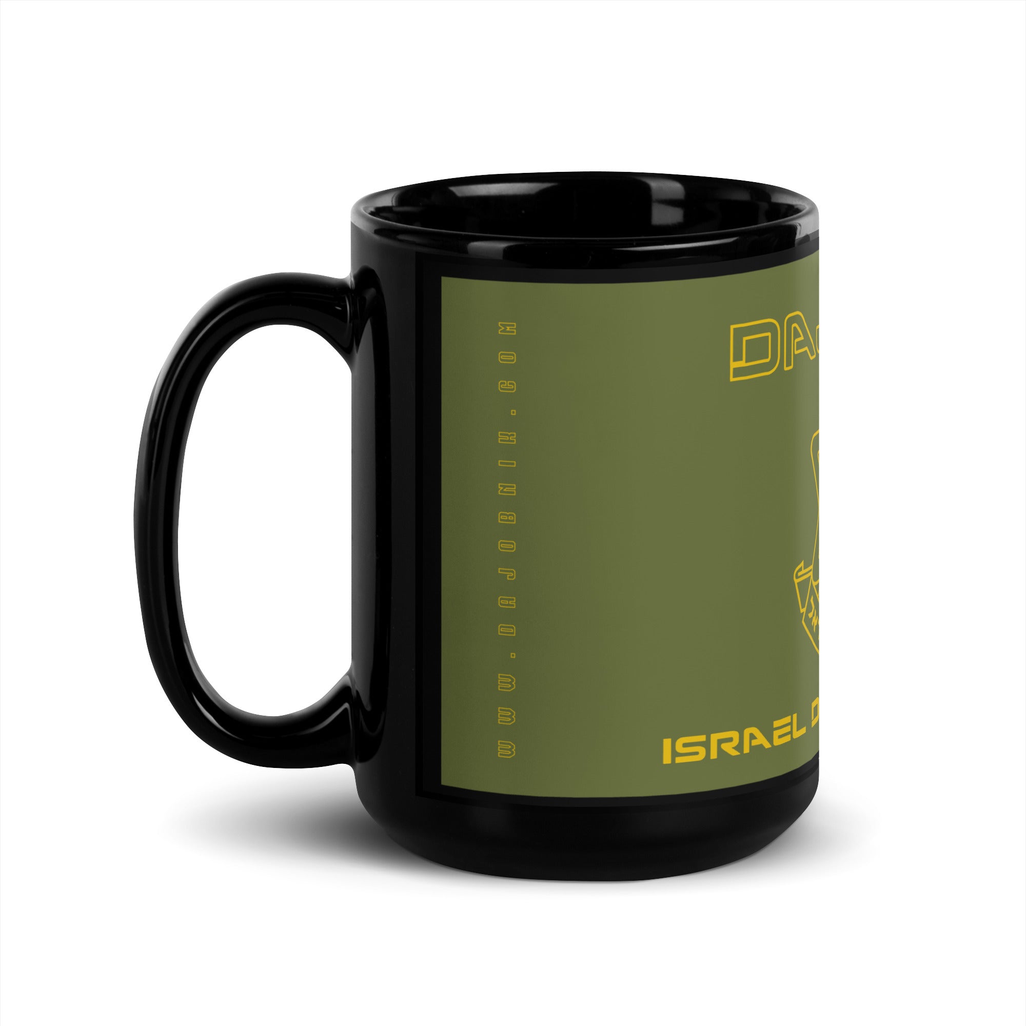 DaJobnik IDF 15oz Black Glossy Mug 03