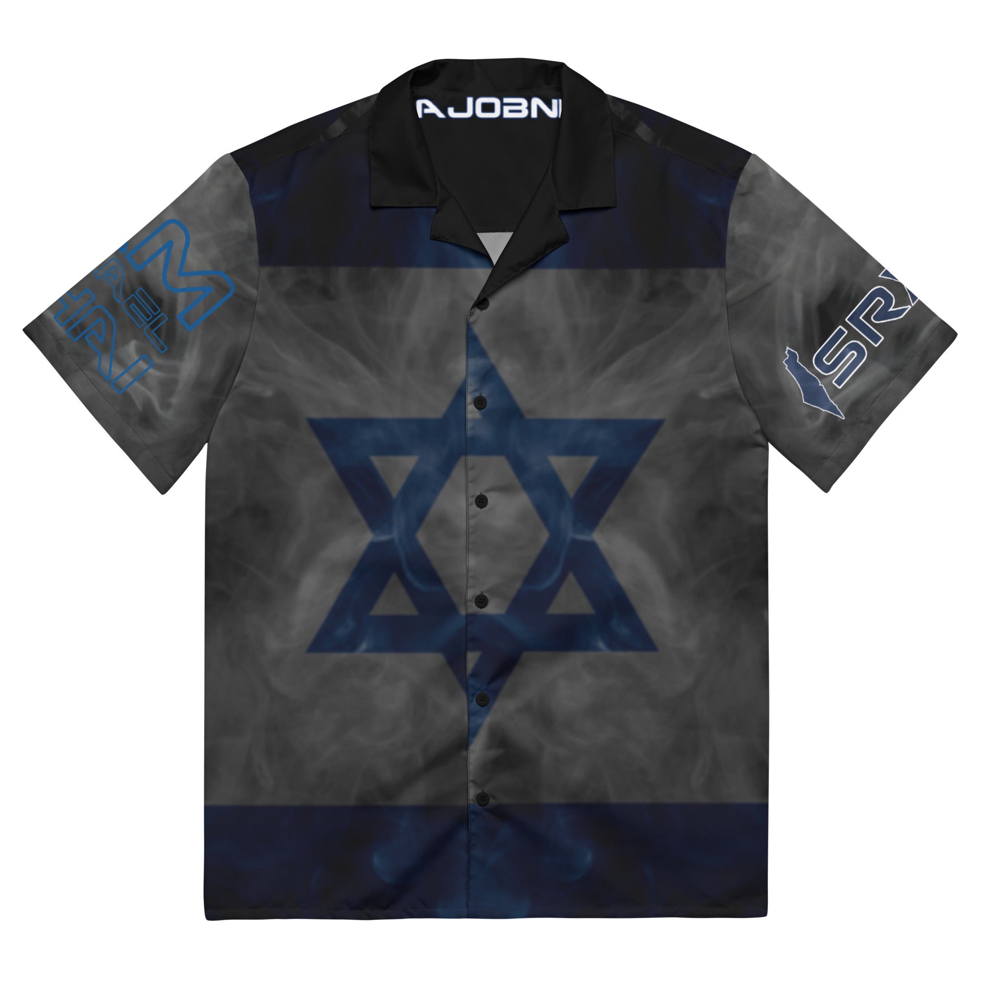 DaJobnik Official Magen David Smokey Unisex Button-Down T-Shirt 05