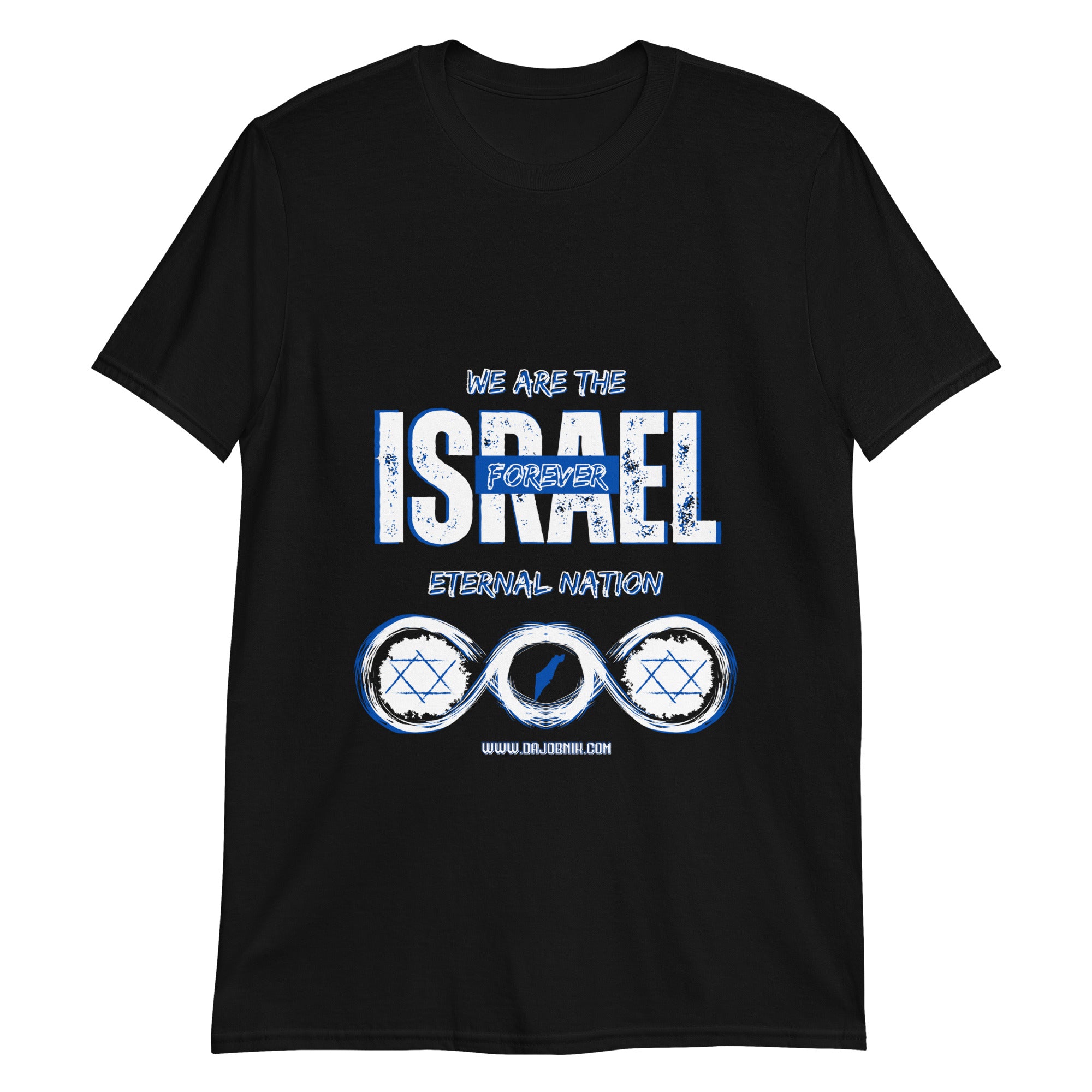 "Israel Forever" Unisex T-Shirt Black 01 | Dajobnik