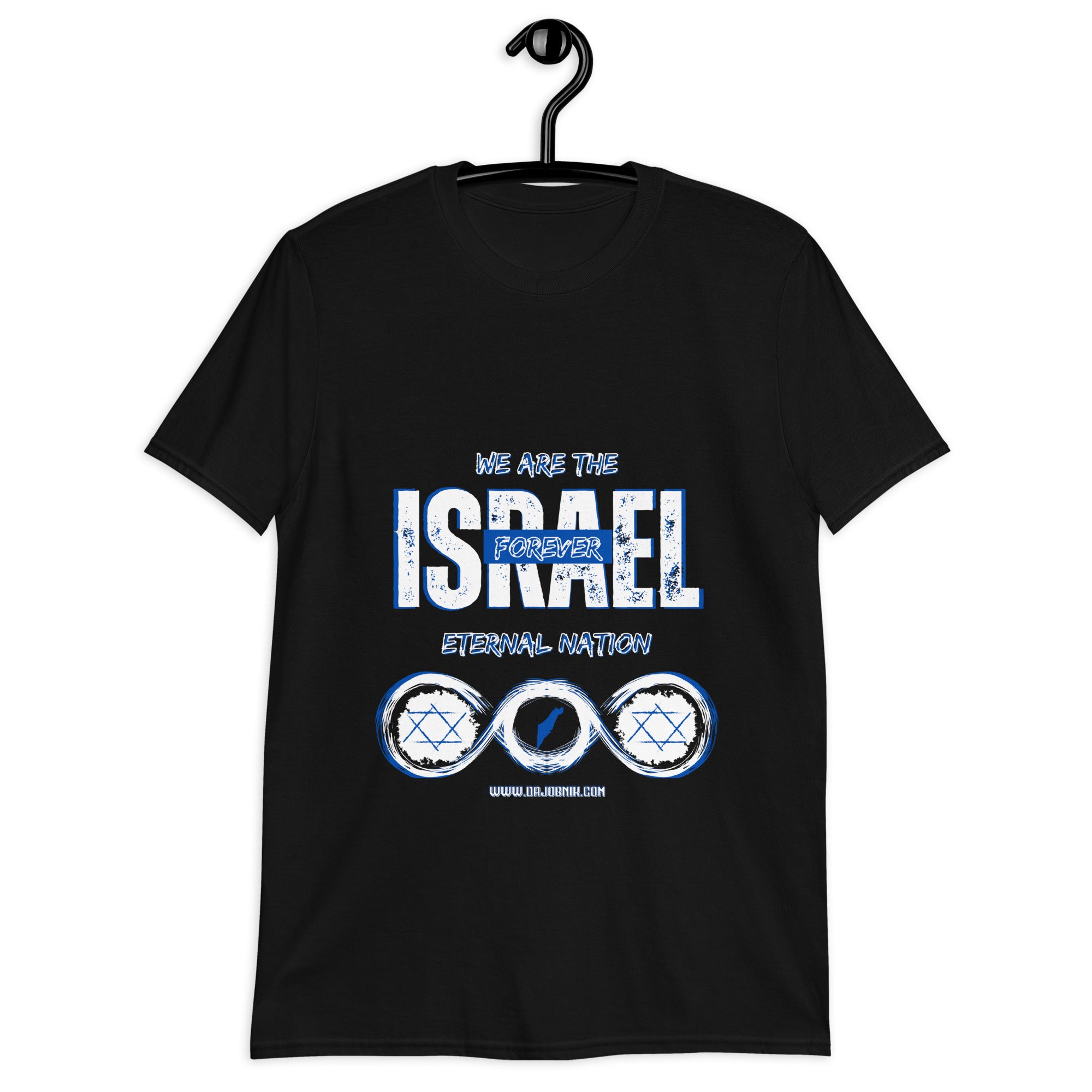 "Israel Forever" Unisex T-Shirt Black 03 | Dajobnik