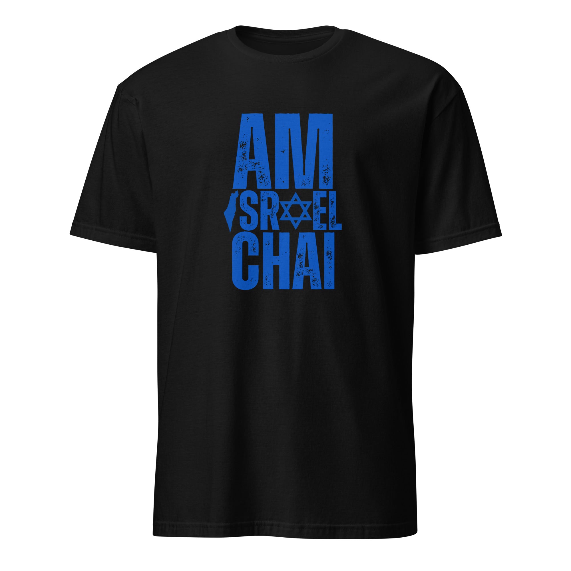 Celebrate Life with the Am Israel Chai Unisex T-Shirt Black 01