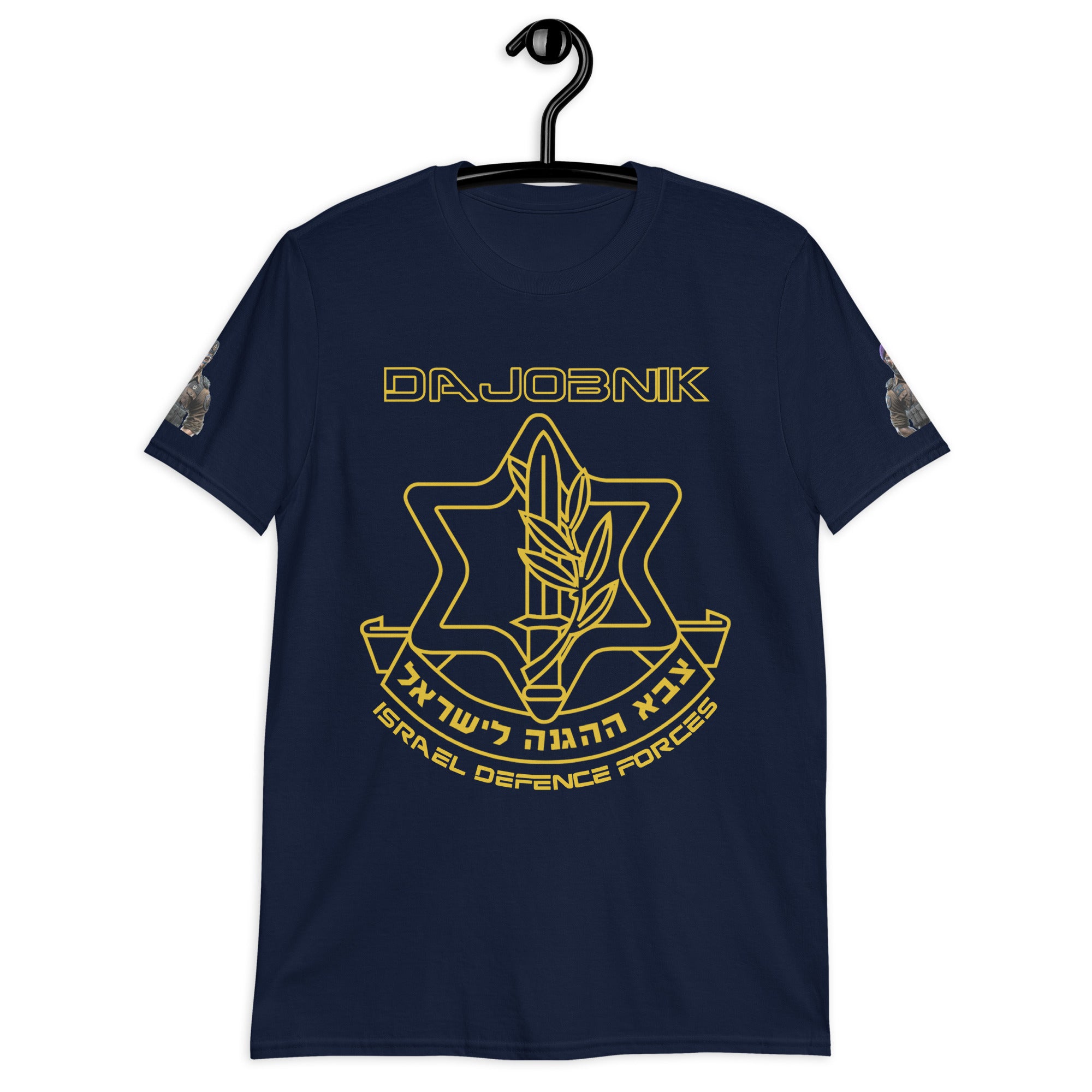 DaJobnik IDF Short-Sleeve Unisex T-Shirt Navy 07