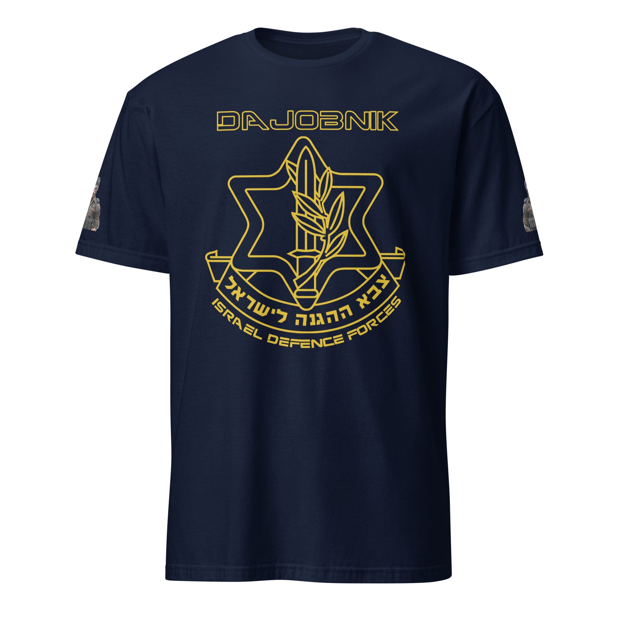 DaJobnik IDF Short-Sleeve Unisex T-Shirt Navy 01