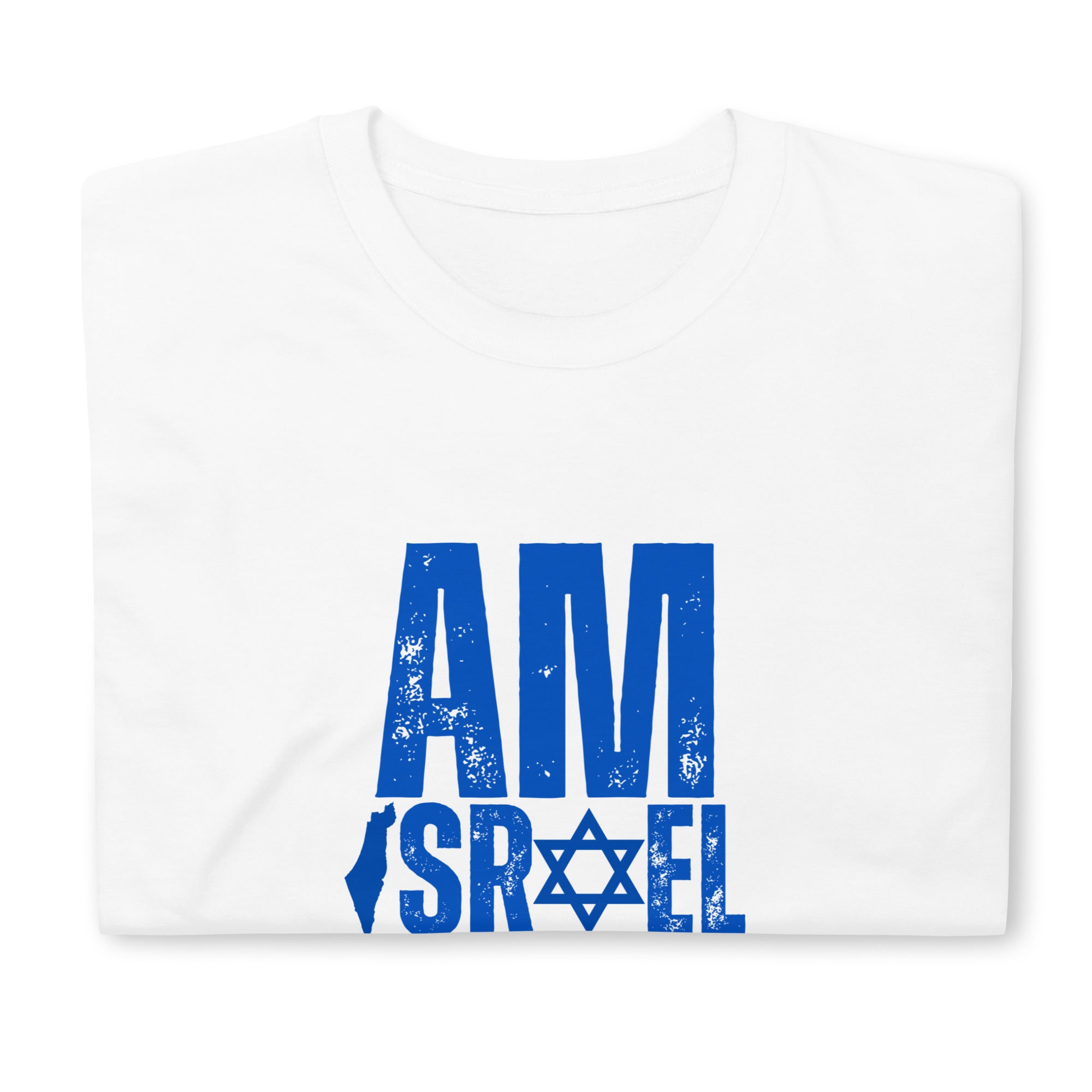 Celebrate Life with the Am Israel Chai Unisex T-Shirt White 06