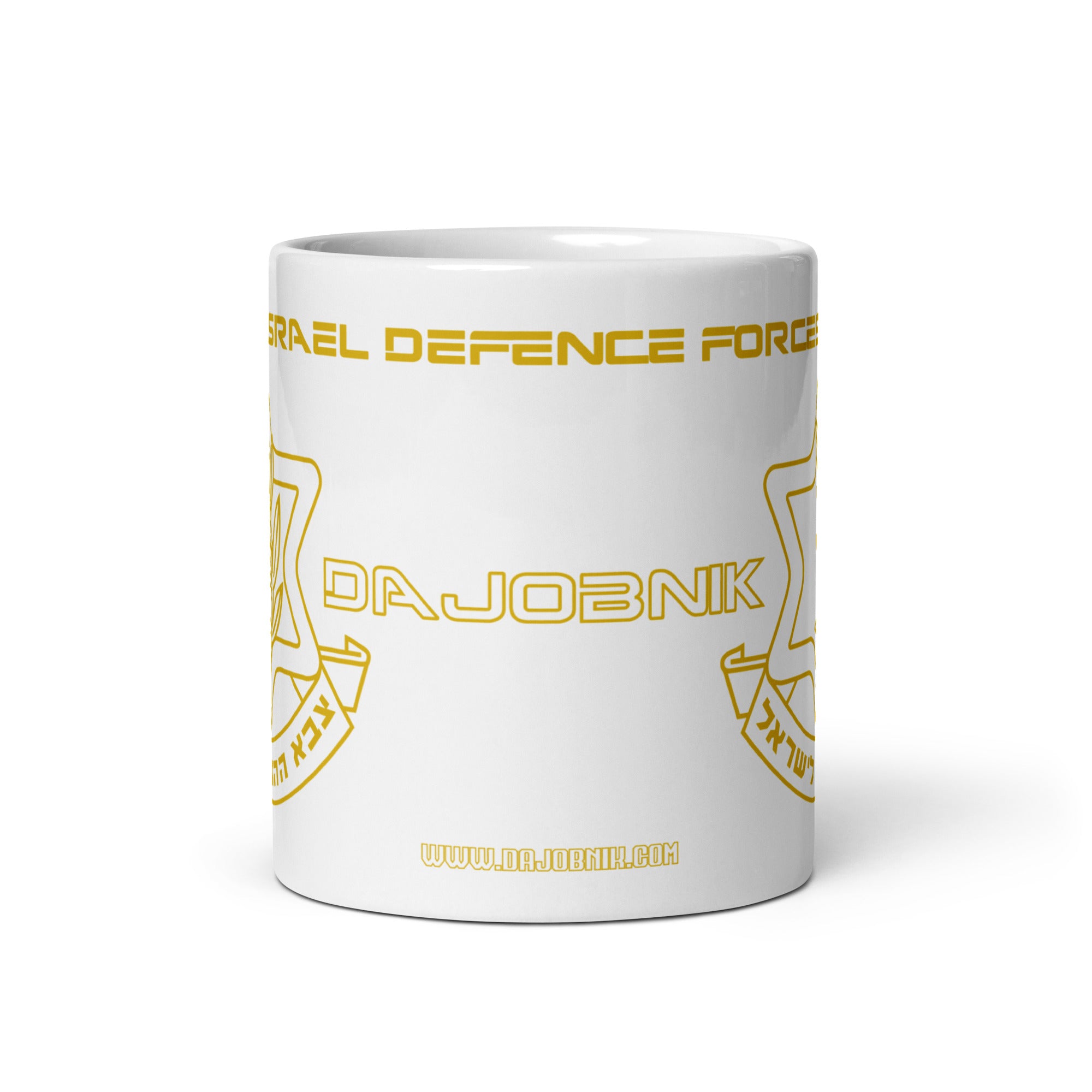 Dajobnik IDF White Glossy Mug 03