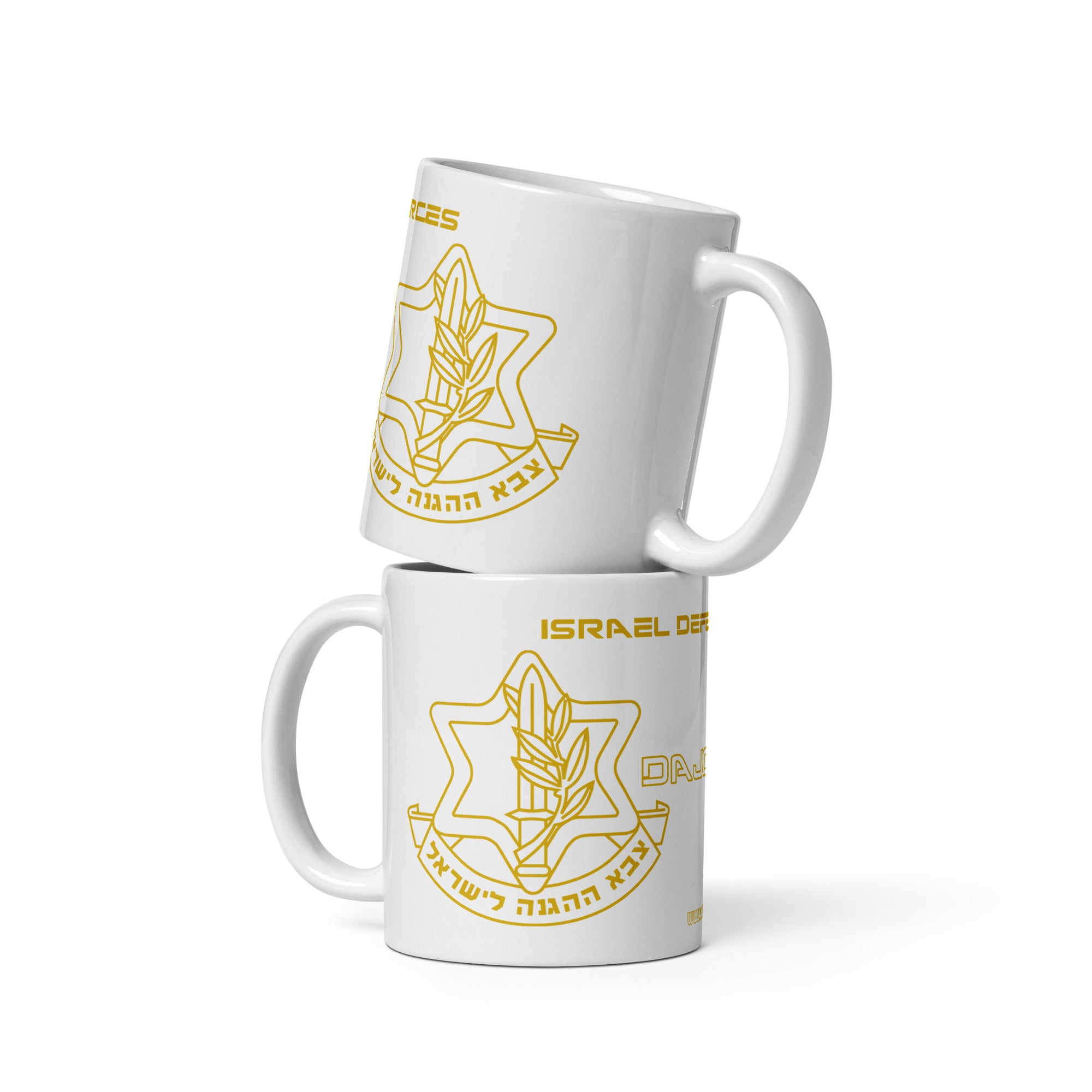 Dajobnik IDF White Glossy Mug 04